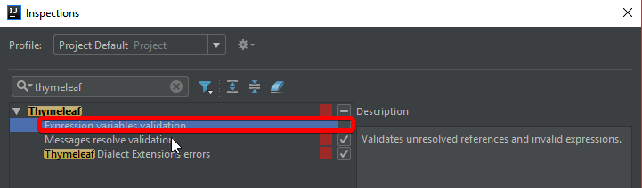 disable expression variables validation